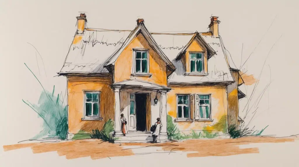 Recours en cas de vice caché maison : quelles démarches suivre ? 5 recours de vice caché dans une maison en dessin