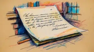 dessin lettre contestation